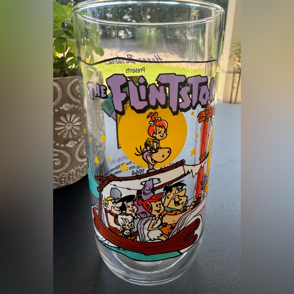 Hardee’s Hanna-Barbera The Flintstones First 30 Years Vintage Glass